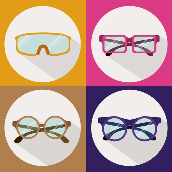 Szemüveg design — Stock Vector