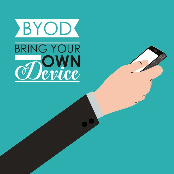 Byod デザイン — ストックベクタ