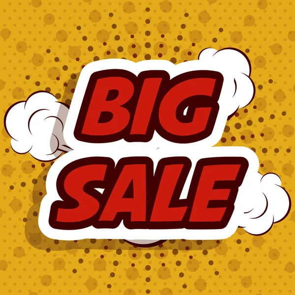 Big sale design — Stock Vector