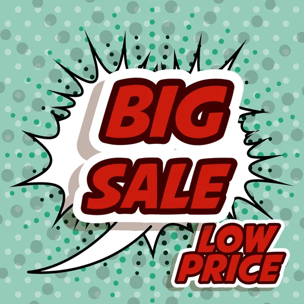 Big sale design — Stock Vector