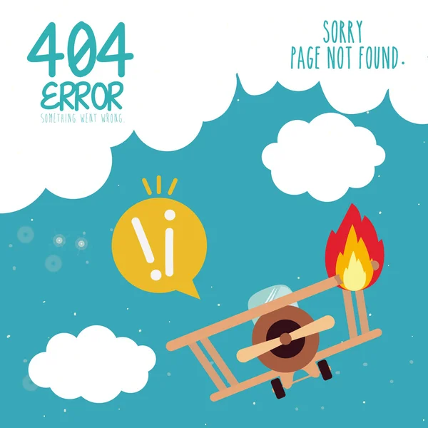 Error design — Stock Vector