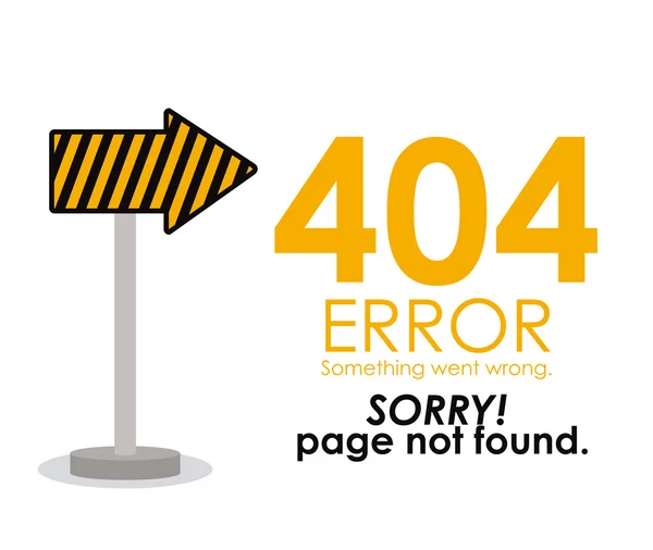 Error design — Stock Vector