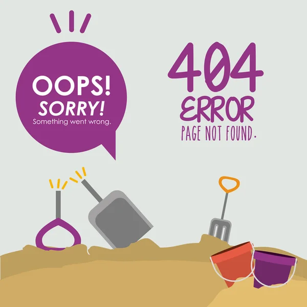 Error design — Stock Vector