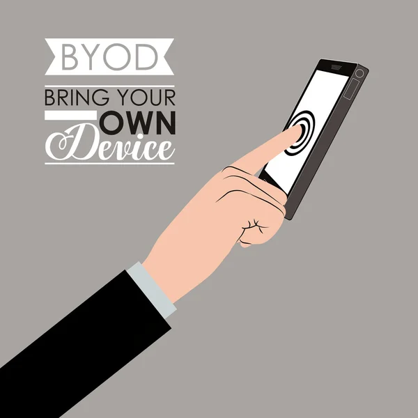 Byod design — Stock Vector