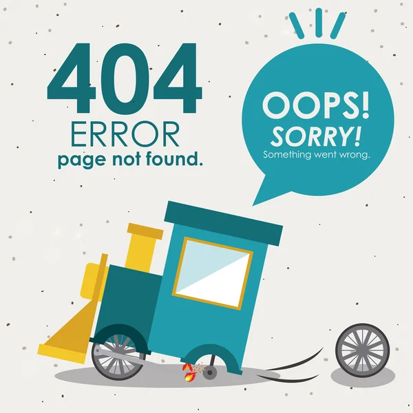 Error design — Stock Vector