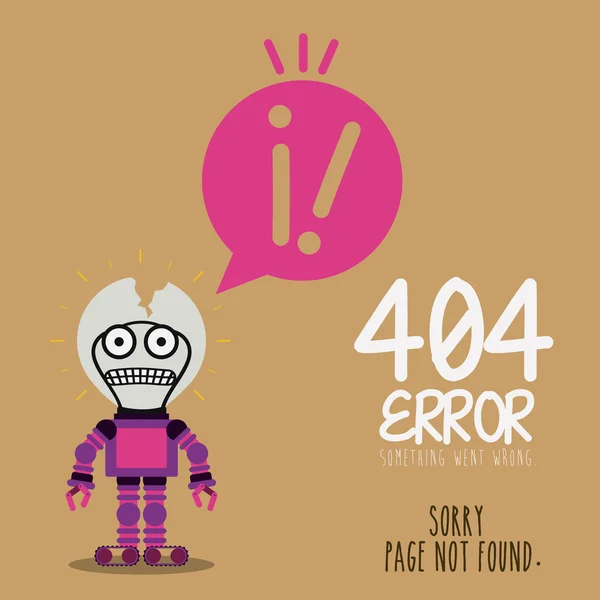 Error design — Stock Vector