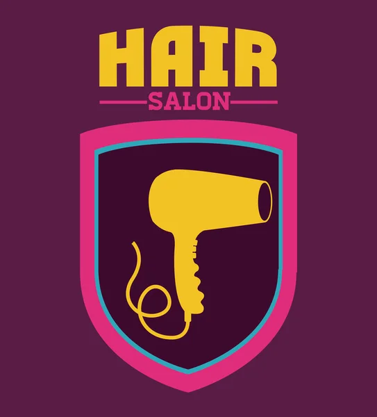 Haar salon ontwerp — Stockvector