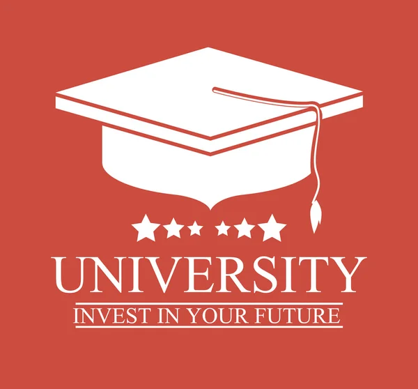 University and Graduation design — Stock Vector