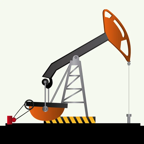 Projeto da indústria petrolífera — Vetor de Stock