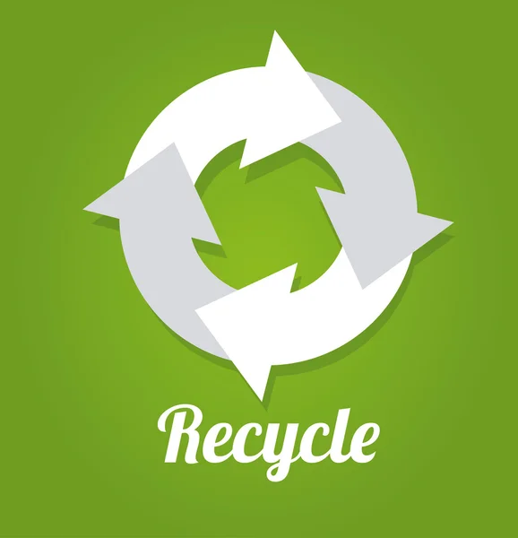 Recycler la conception — Image vectorielle