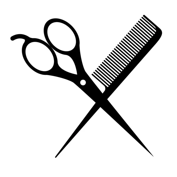 Conception de salon de coiffure — Image vectorielle