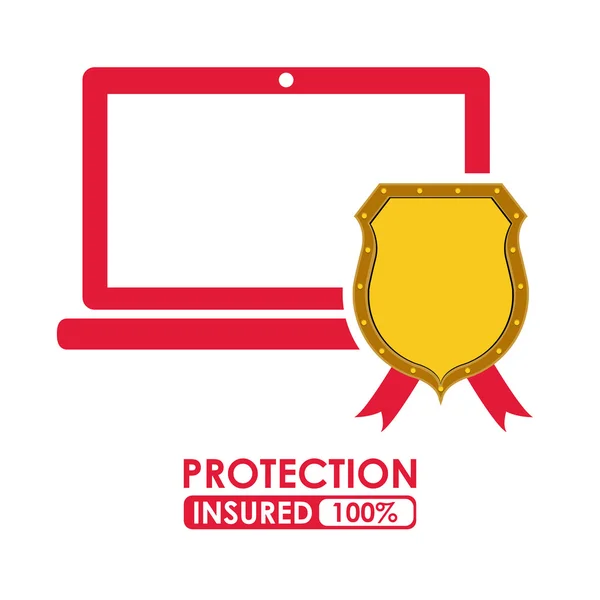 Protection design — Stock Vector