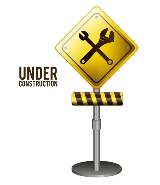 Under Construction design — Stock Vector