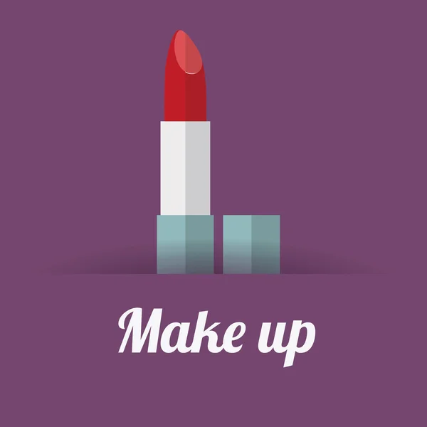 Conception de maquillage — Image vectorielle
