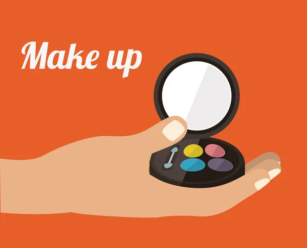 Maquillaje de diseño — Vector de stock