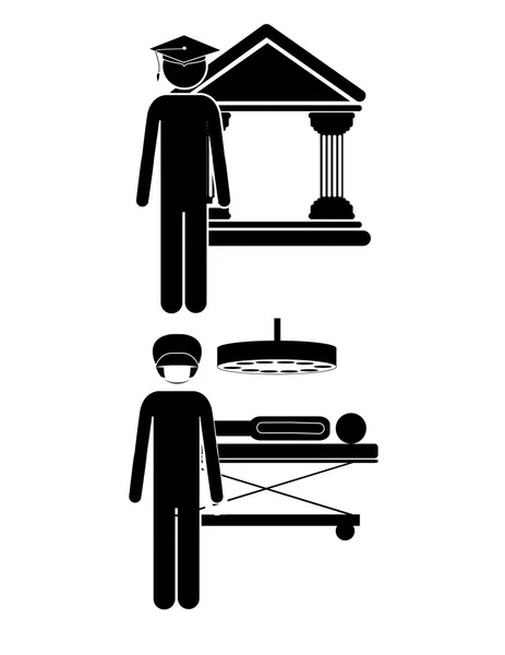 Ocupaciones design — Archivo Imágenes Vectoriales