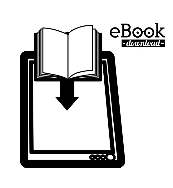 E-bog design – Stock-vektor