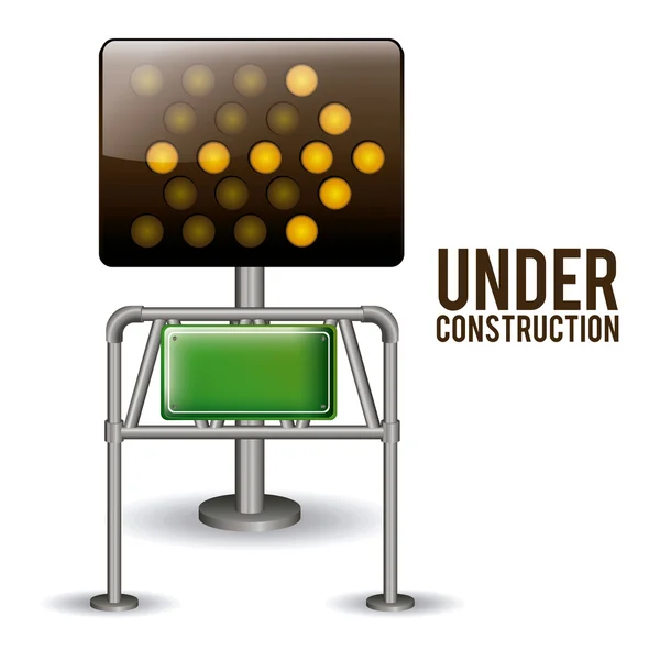 Under Construction design — Stock Vector