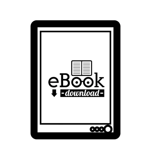 EBook design — Stockový vektor