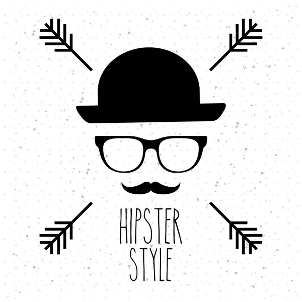 Desain Hipster - Stok Vektor