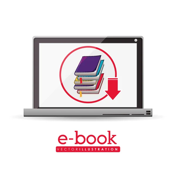 Design de ebook — Vetor de Stock