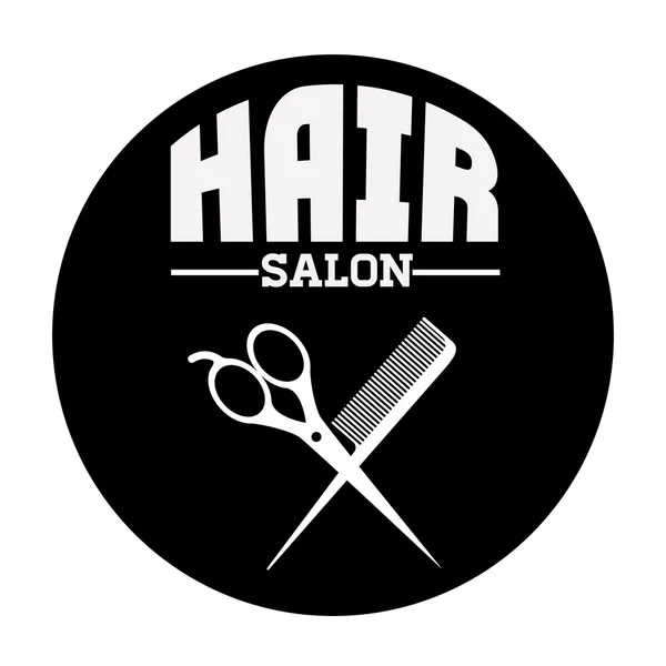 Haar salon ontwerp — Stockvector