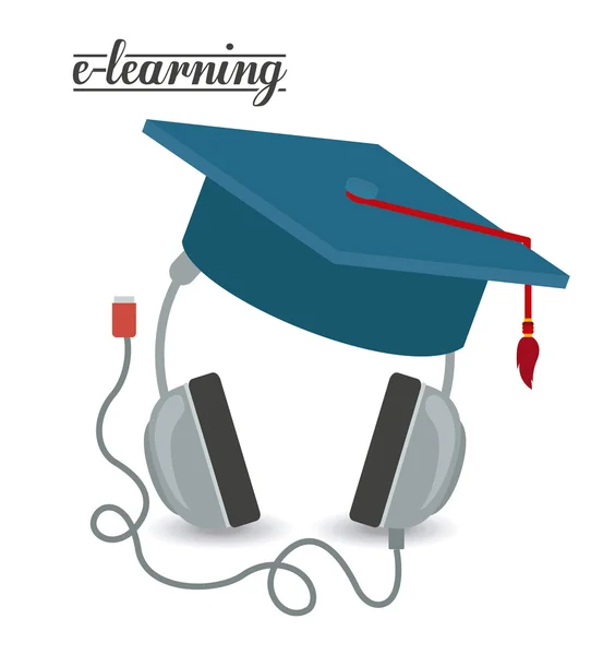 E-learning design — Stockvector