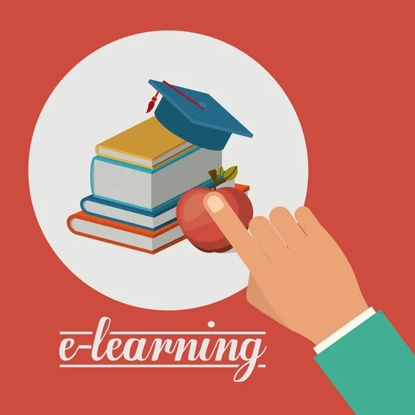 E-learning design — Stockový vektor