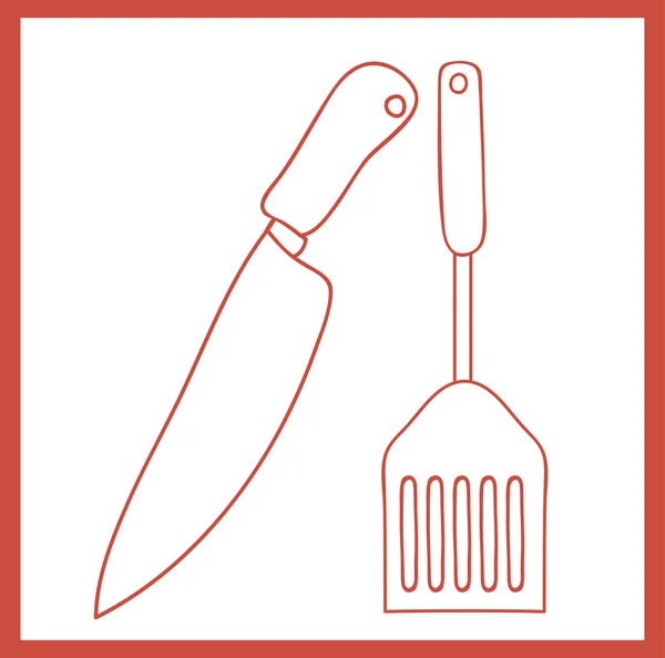 Diseño del icono Cook — Vector de stock