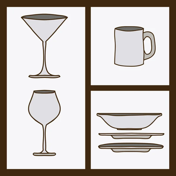 Diseño del icono Cook — Archivo Imágenes Vectoriales