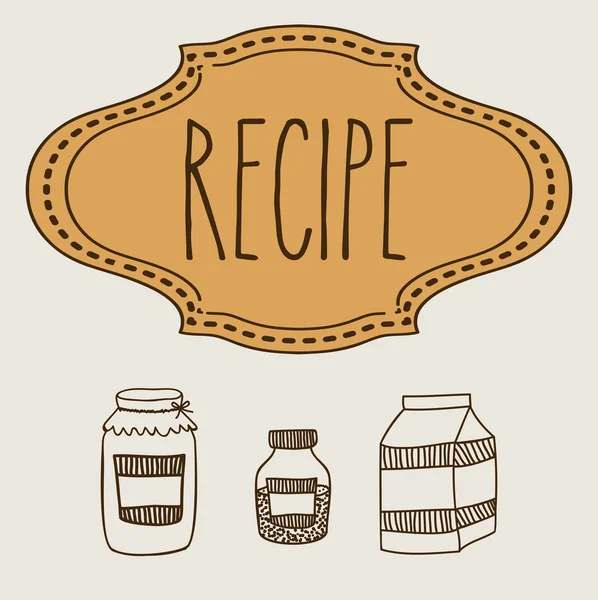 Diseño del icono Cook — Archivo Imágenes Vectoriales