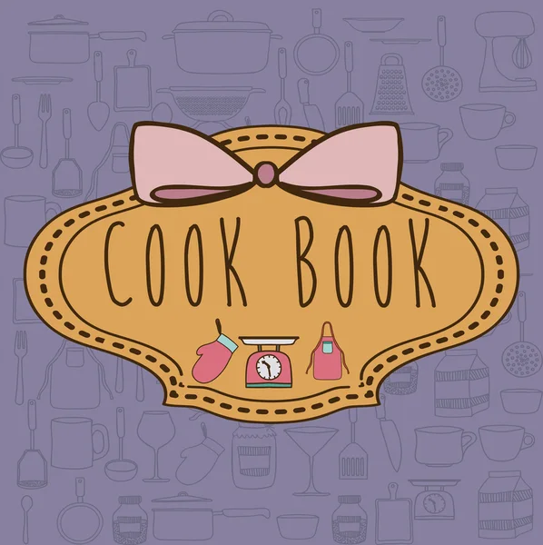 Cook ikon design — Stock vektor
