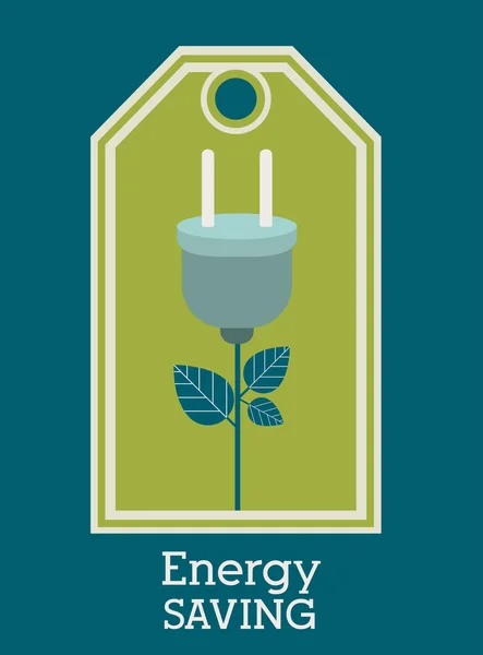 Energy Saving design — Stock Vector