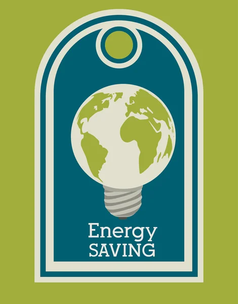 Energy Saving design — Stock Vector