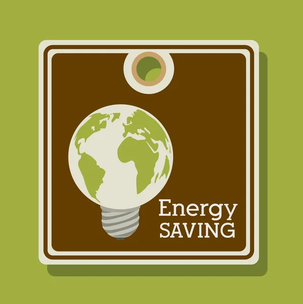 Energy Saving design — Stock Vector