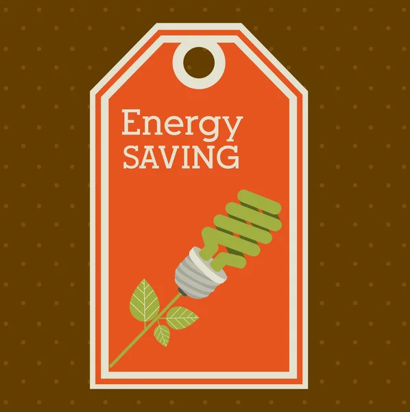 Energy Saving design — Stock Vector