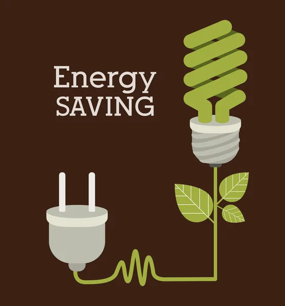 Energy Saving design — Stock Vector