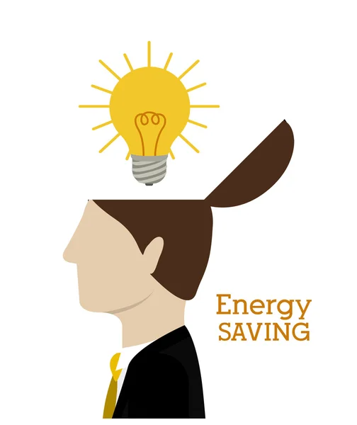Энергосбережение — стоковый вектор