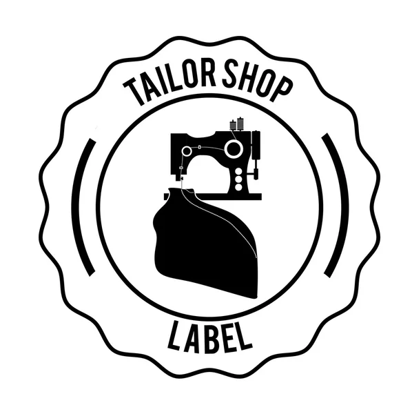Tailor shop design — Stockový vektor