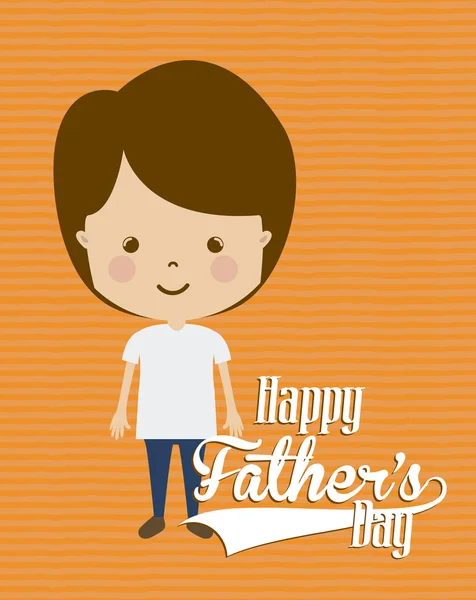 Fathers day design — Stock Vector