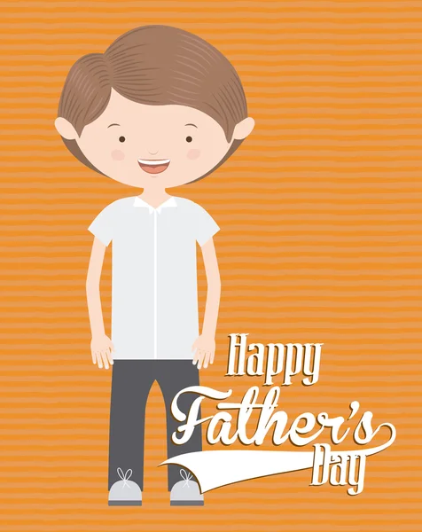 Fathers day design — Stock Vector