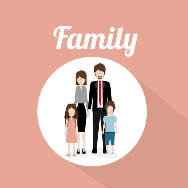 家族の設計 — ストックベクタ