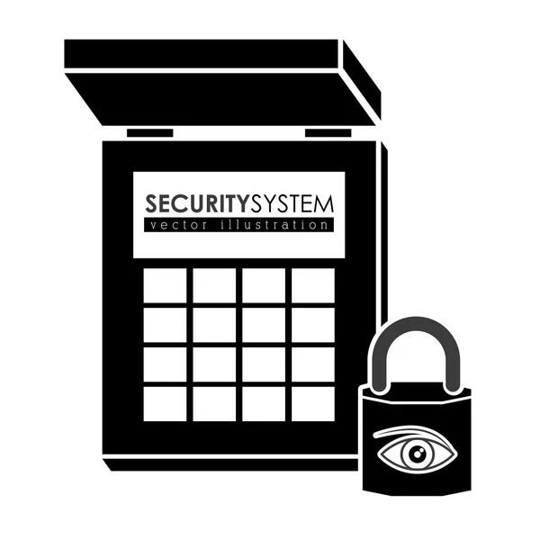 Security systemdesign — Stock vektor