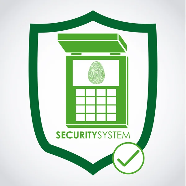 Security systemdesign — Stock vektor