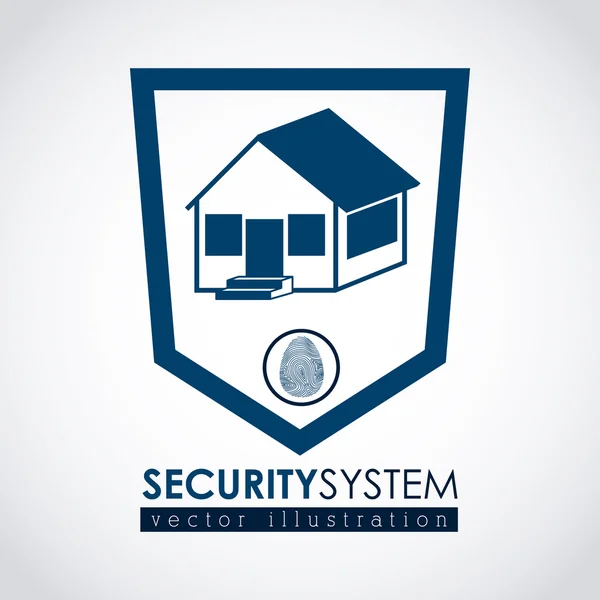 セキュリティ システムの設計 — ストックベクタ