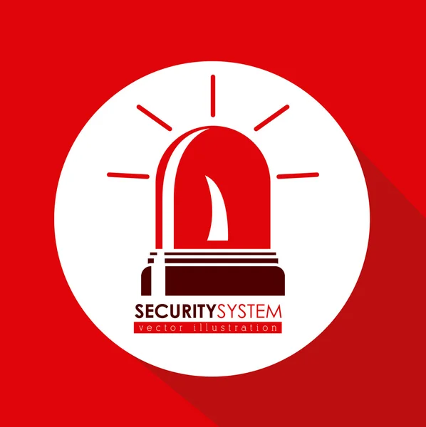 Diseño del sistema de seguridad — Vector de stock