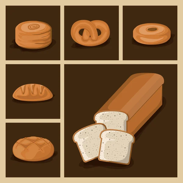 Bäckereidesign — Stockvektor