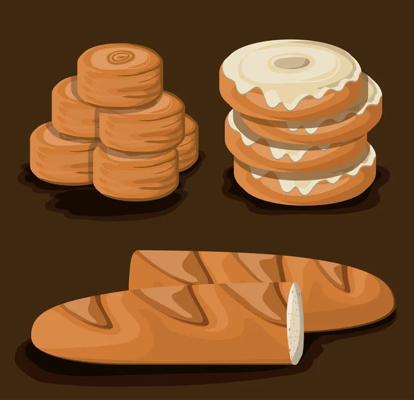 Bäckereidesign — Stockvektor