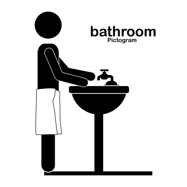 浴室设计 — 图库矢量图片
