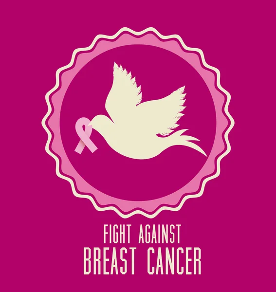 Breast cancer design — Stock vektor